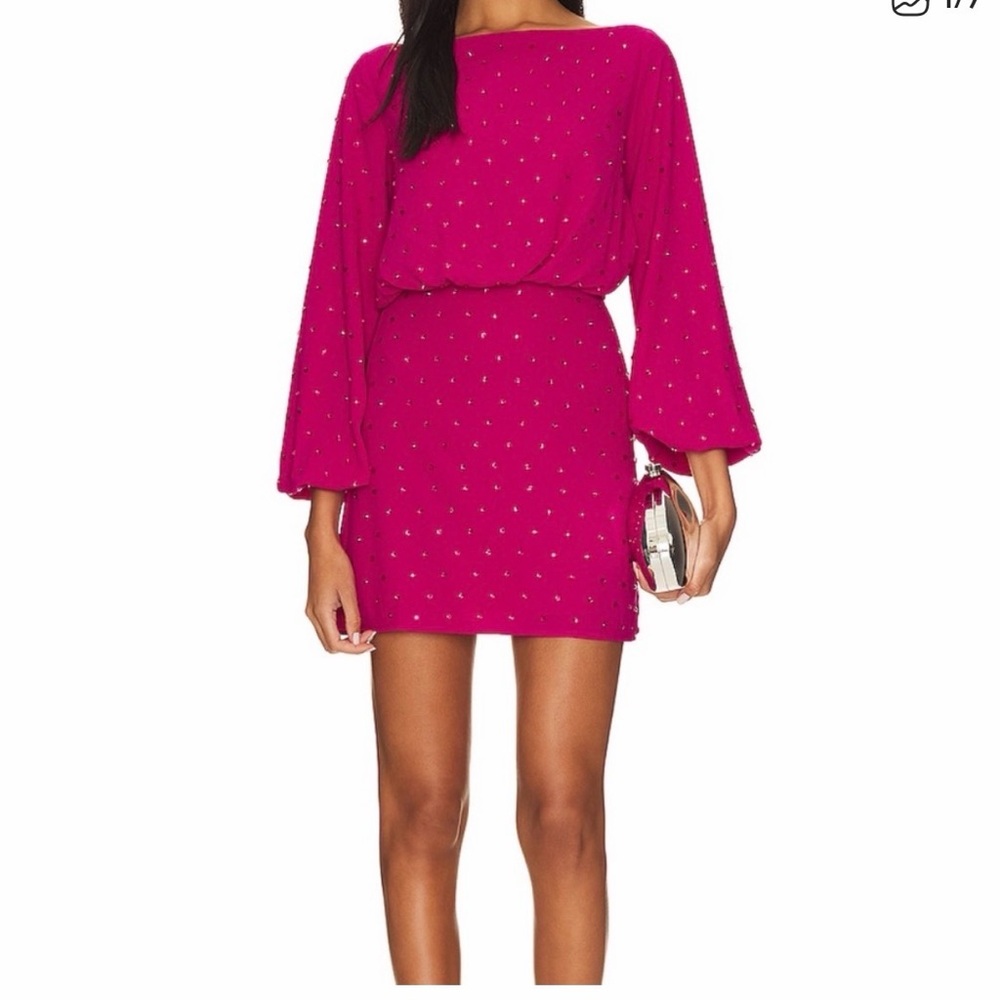 Astr the label Jeweled Pink Dress